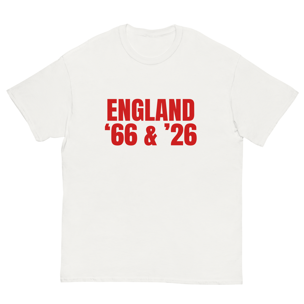 England 66/26 T-Shirt White
