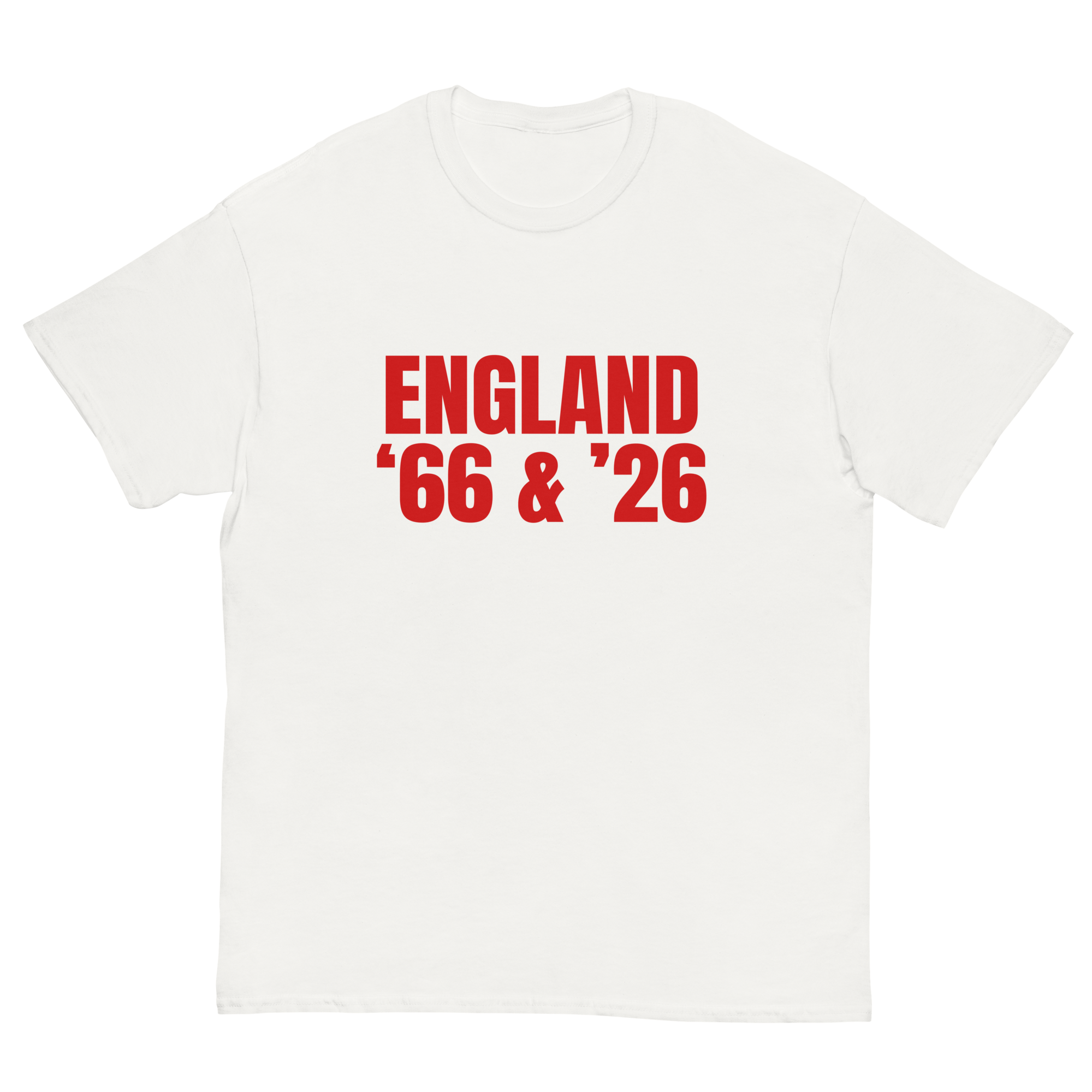 England 66/26 T-Shirt White