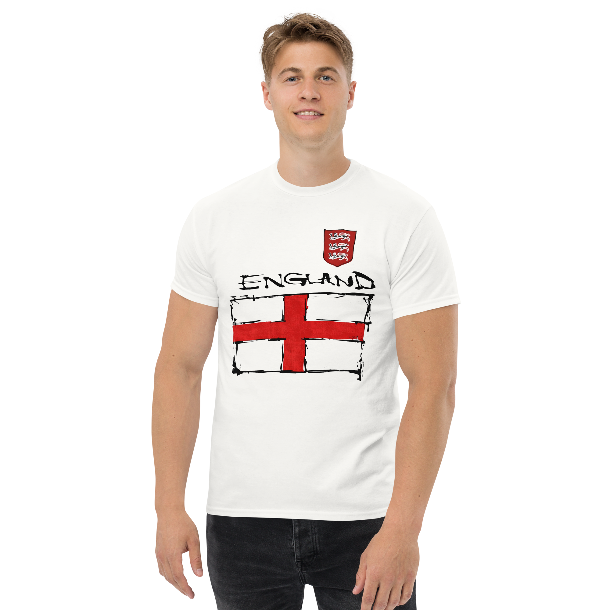 England Hand Drawn T-Shirt