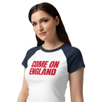 Women’s Come On England Baby Tee